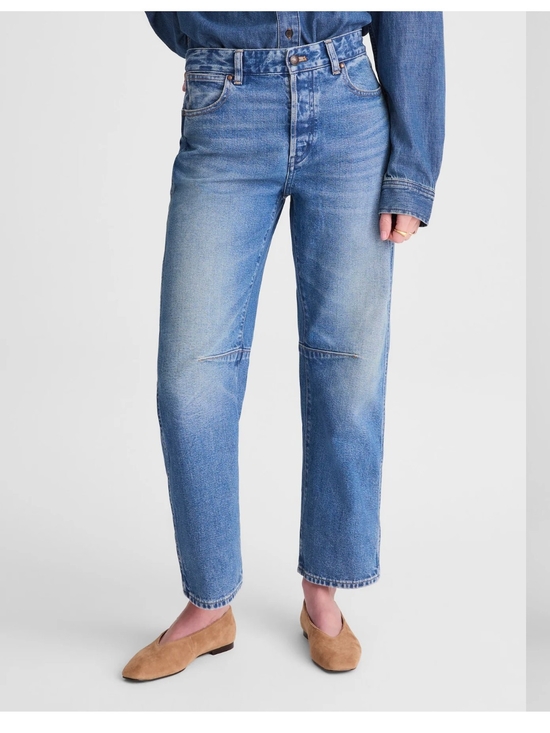 Madewell Denim - Madewell Darted Barrel-leg Jeans